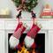 Glitzhome® Cat & Dog Metal Christmas Stocking Holder Set